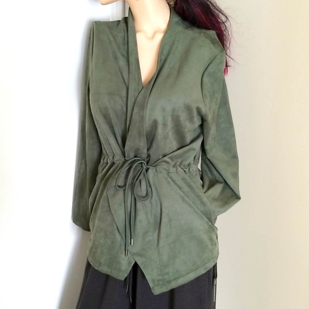 BlankNYC Faux suede jacket